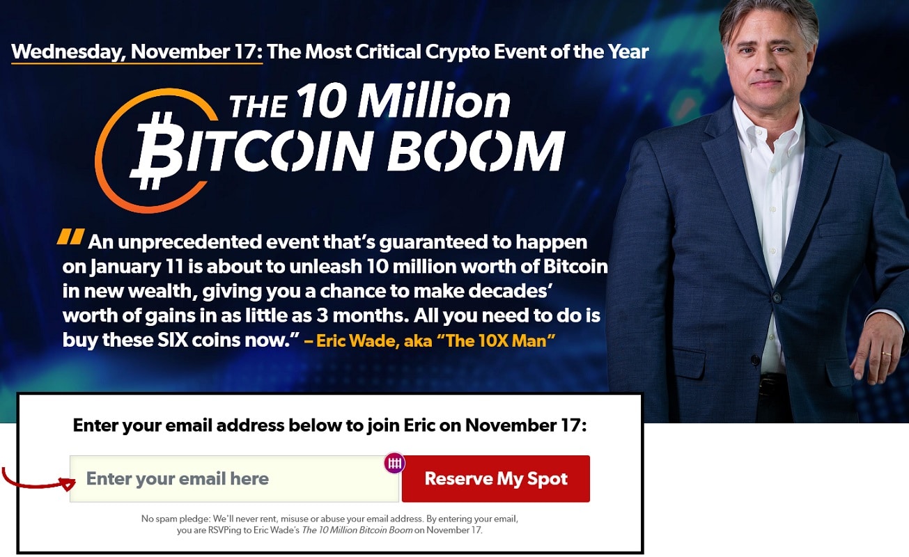 Eric Wade The 10 Million Bitcoin Boom Review