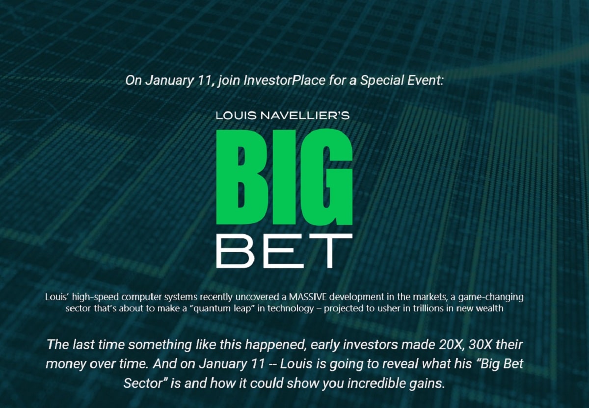 Louis Navellier’s Big Bet Event