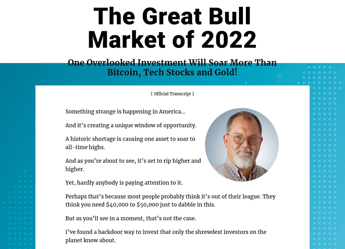 Ted Bauman’s Great Bull Market of 2022
