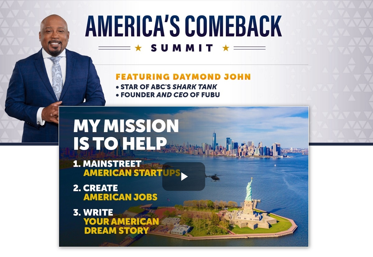 America’s Comeback Summit: Daymond John Is Recruiting Americans for a Bold Mission