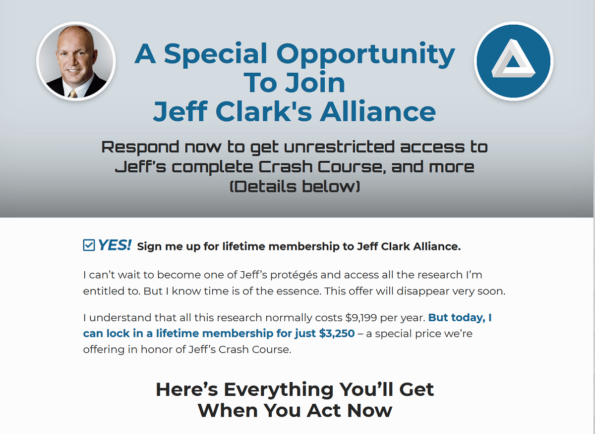 Jeff Clark Alliance Service Review