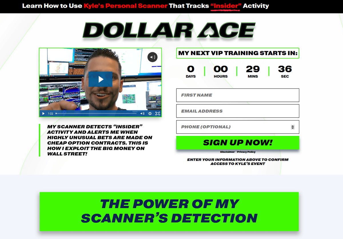 Kyle Dennis Dollar Ace Scanner