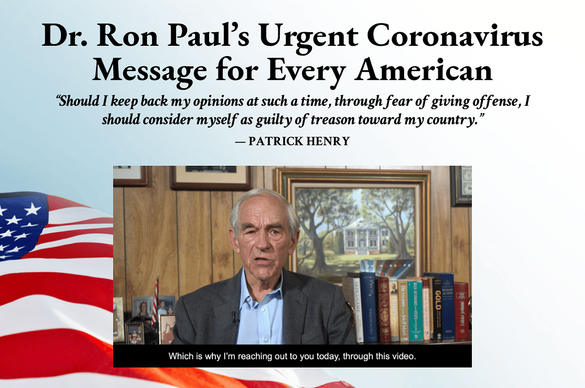 Stansberry Investment Advisory: Ron Paul's Battle for America Research Report