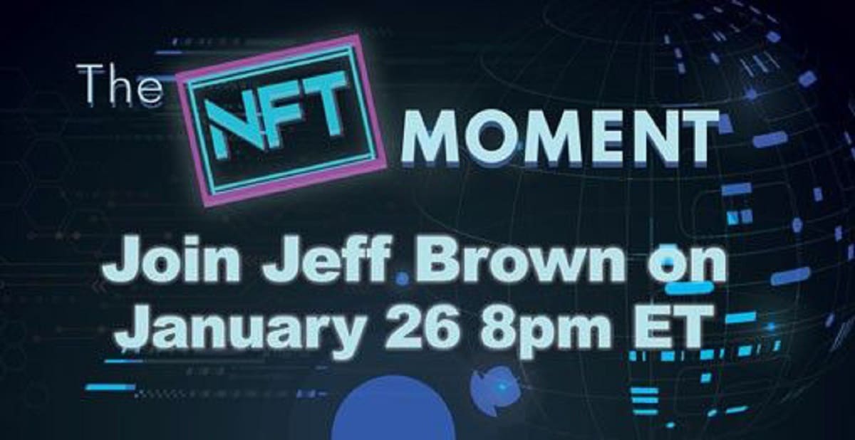 The NFT Moment Event - Jeff Brown Reveals three NFT coins