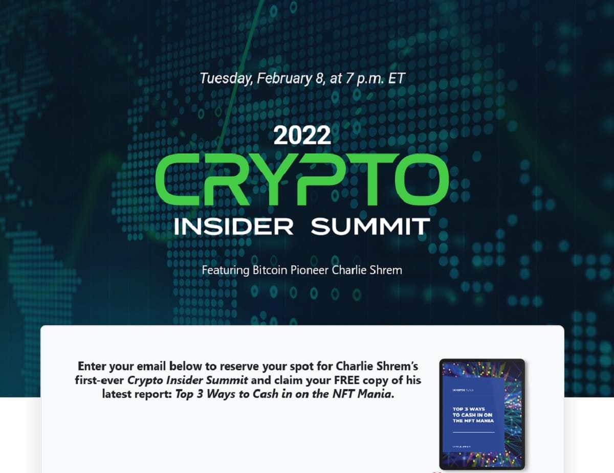 Charlie Shrem Crypto Insider Summit
