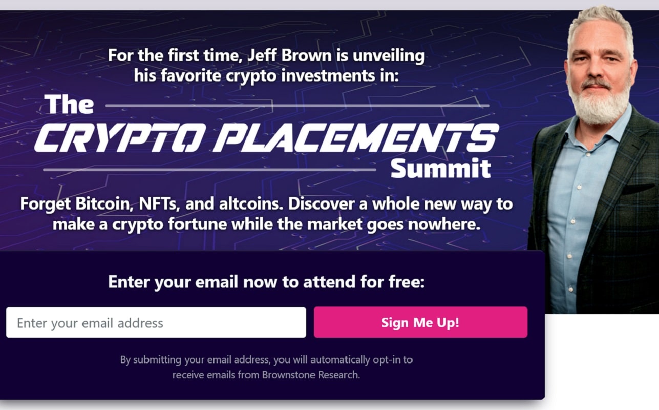 Jeff Brown Crypto Placements Summit Review
