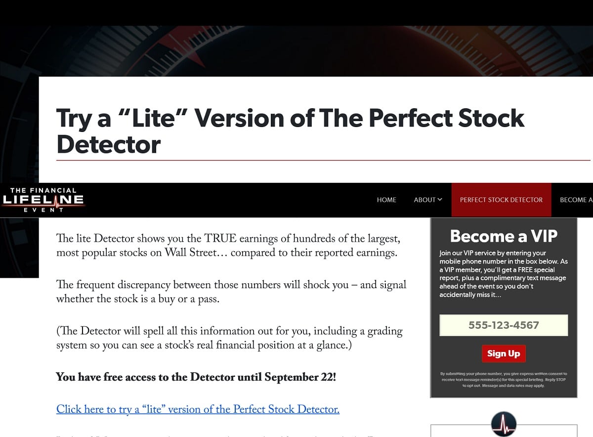Perfect Stock Detector Review